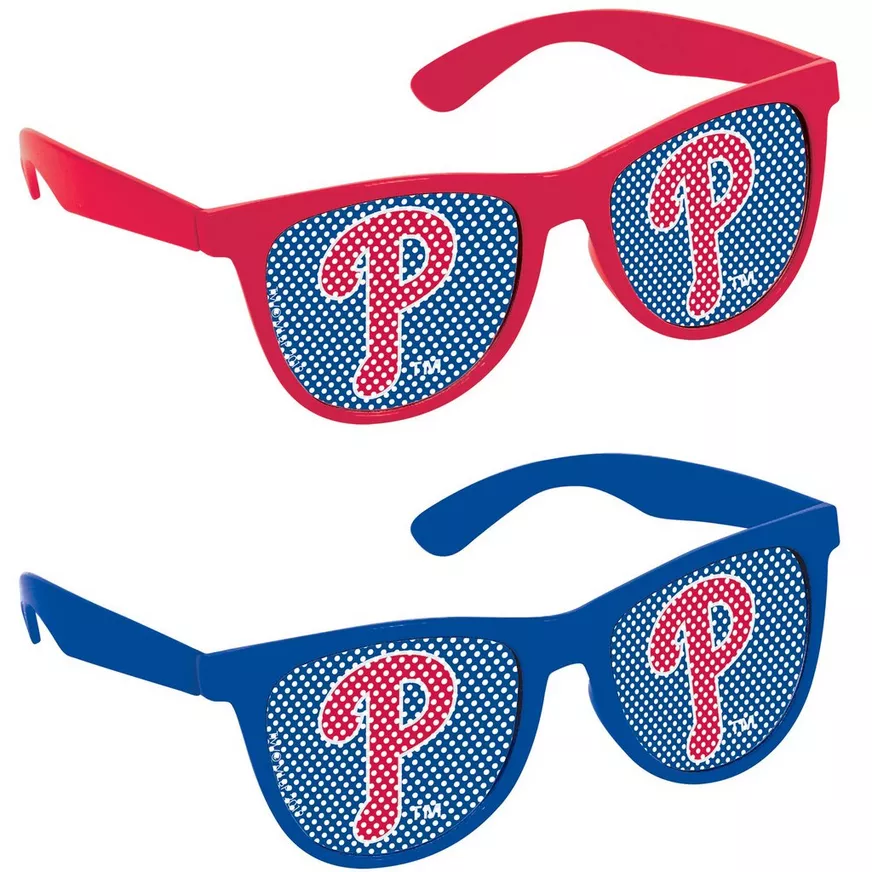 10ct Philadelphia Phillies Baseball Glasses â MLB Party Favors with Printed Lenses