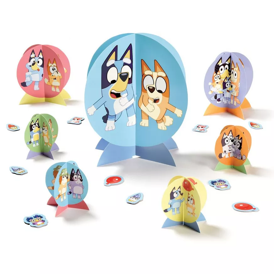 Bluey Cardstock Table Decorating Kit, 27pc