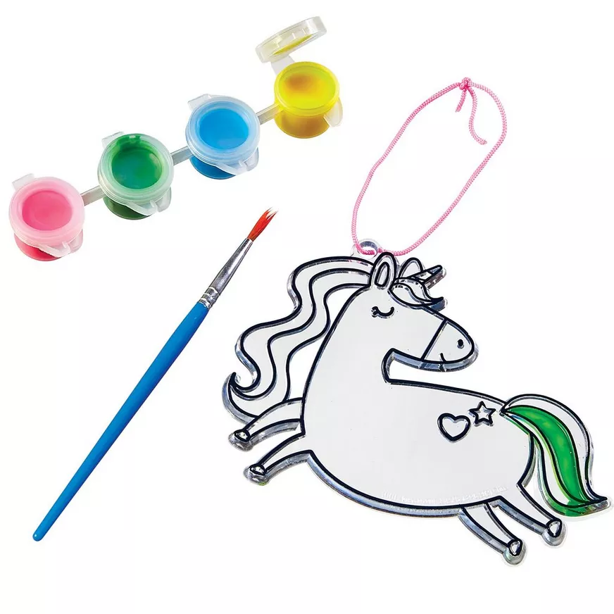 Create Your Own Unicorn Suncatcher Kit, 4pc