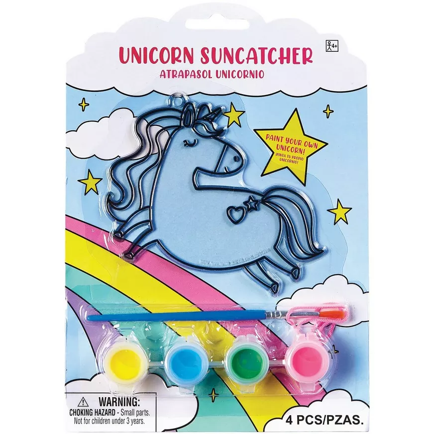 Create Your Own Unicorn Suncatcher Kit, 4pc 3 Create Your Own Unicorn Suncatcher Kit, 4pc