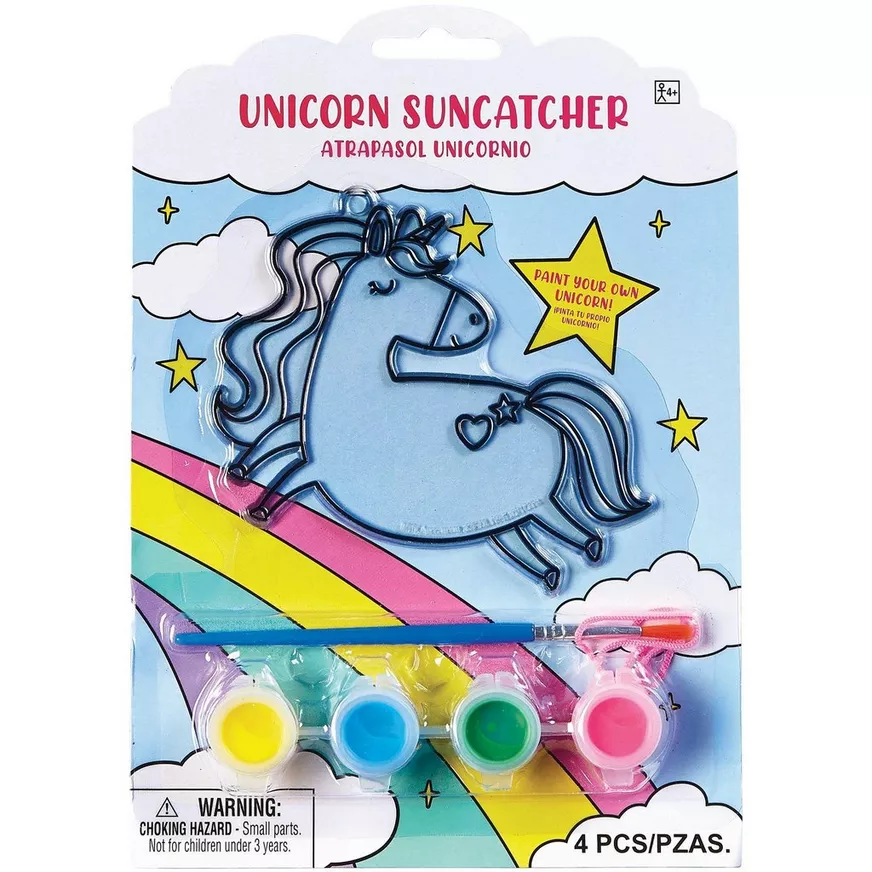 Create Your Own Unicorn Suncatcher Kit, 4pc 4 Create Your Own Unicorn Suncatcher Kit, 4pc