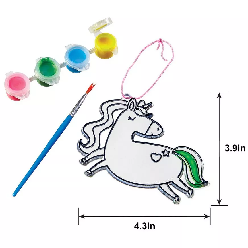 Create Your Own Unicorn Suncatcher Kit, 4pc 5 Create Your Own Unicorn Suncatcher Kit, 4pc