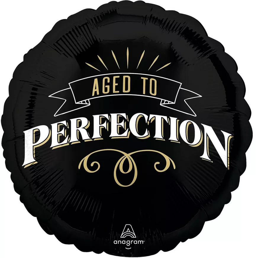 Better with Age Birthday Round Foil Balloon, 18in