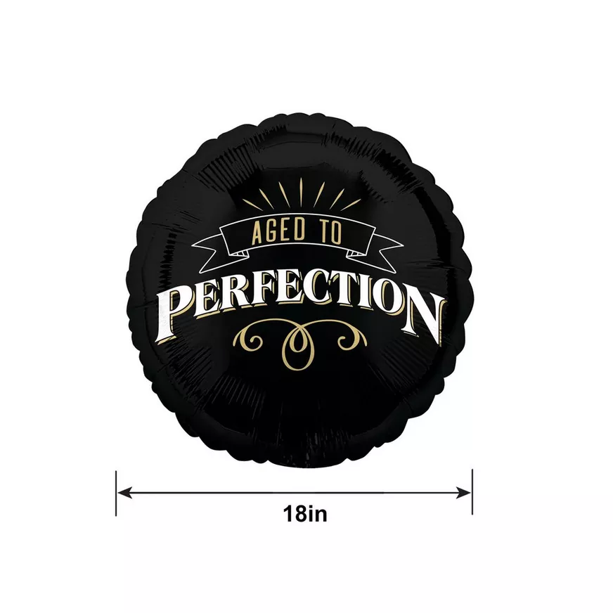 Better with Age Birthday Round Foil Balloon, 18in 5 Better with Age Birthday Round Foil Balloon, 18in