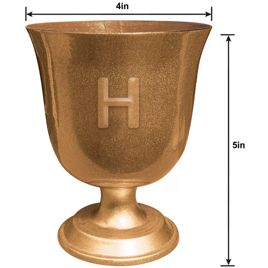 Metallic Hogwarts United Plastic Goblet, 15oz - Harry Potter 3 Metallic Hogwarts United Plastic Goblet, 15oz - Harry Potter