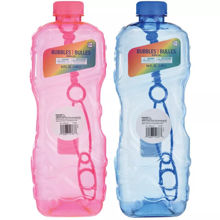 64oz Bubble Bottle with Wand