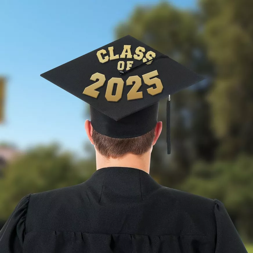 Grad Cap Decorating Kit - Class of 2025