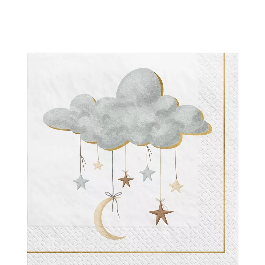 Over the Moon Paper Lunch Napkins, 6.5in, 16ct