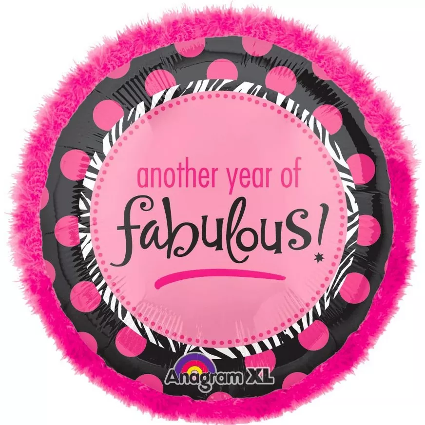Boa Another Year of Fabulous Happy Birthday Balloon