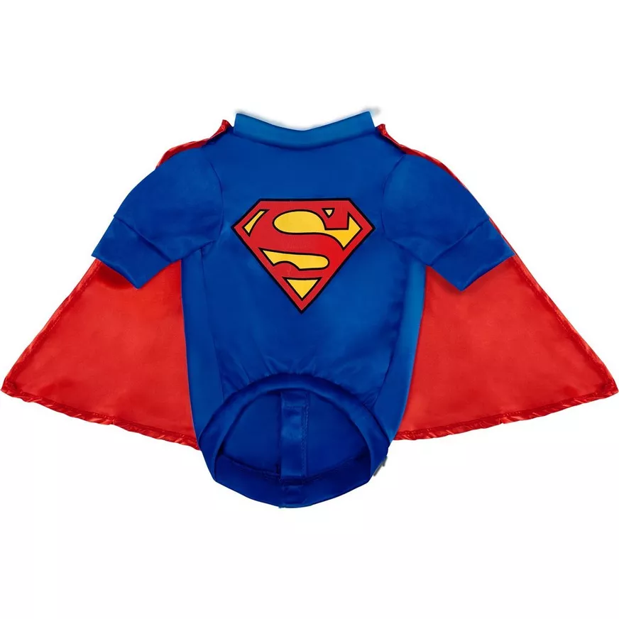 Superman Pet Costume with Cape 5 Superman Pet Costume with Cape