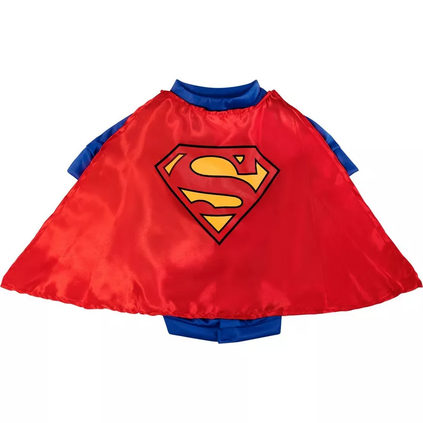 Superman Pet Costume with Cape 6 Superman Pet Costume with Cape
