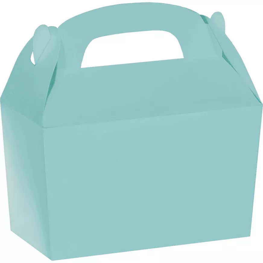 Robin Egg Blue Gable Box â Small Party Favor Box, 1 Count
