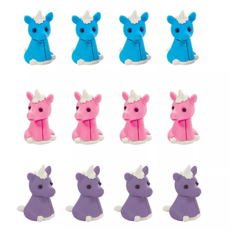 Magical Unicorn Erasers â 12ct Party Favor Set