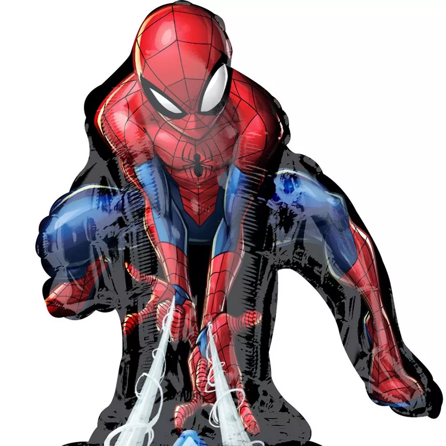 Personalized Spider-Man Birthday Balloon Kit 23in x 34in 3 Personalized Spider-Man Birthday Balloon Kit 23in x 34in