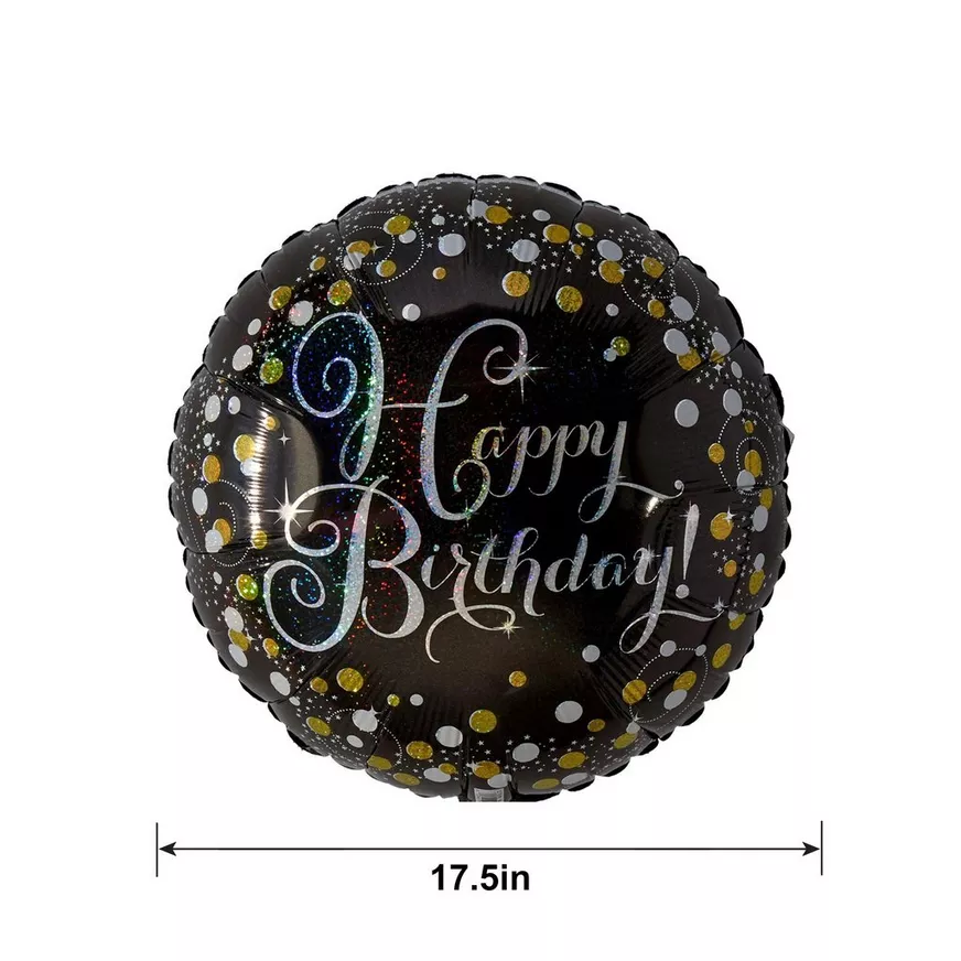 Prismatic Birthday Balloon - Sparkling Celebration 4 Prismatic Birthday Balloon - Sparkling Celebration